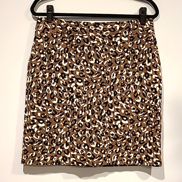 Merona Dresses & Skirts - Merona Women's Leopard Animal Print Skirt